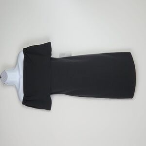 NWT Black Off Shoulder Dress by Charles Henry size S
